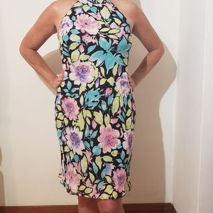 Floral Halter Dress